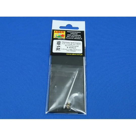 8, 8cm KwK 43L/2/71 german tank barrel for Ferdinand, Elefant, 1/72...
