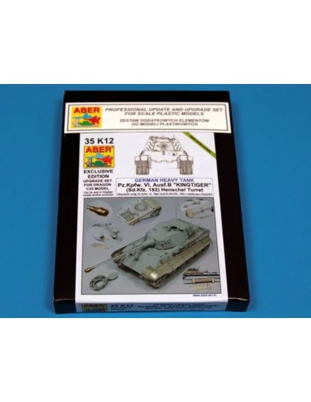 King Tiger Henschel, 1/35 - Aber Models 35 K12