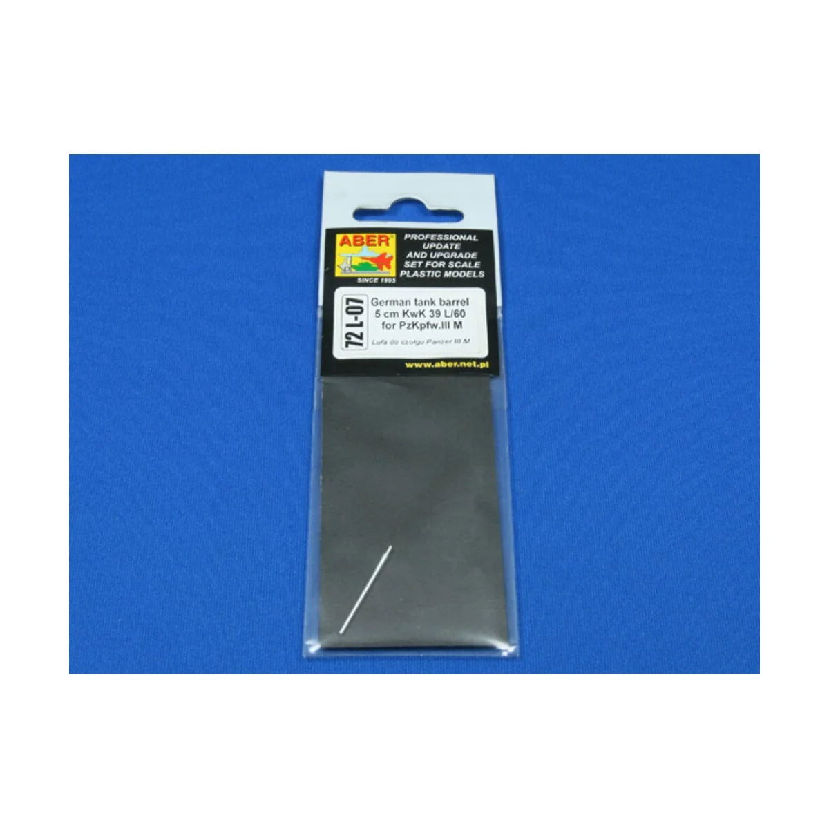German tank barrel for Panzer III M, 1/72 - Aber Models 72 L-07