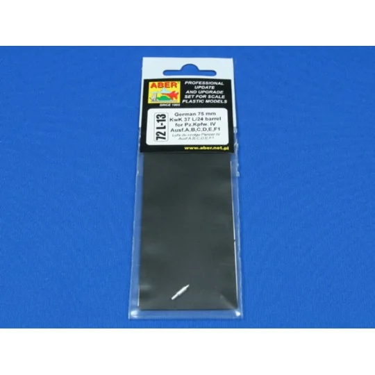 German barrel for Panzer IV Ausf.A,B,C,D,E,F1 - Aber Models 72 L-13