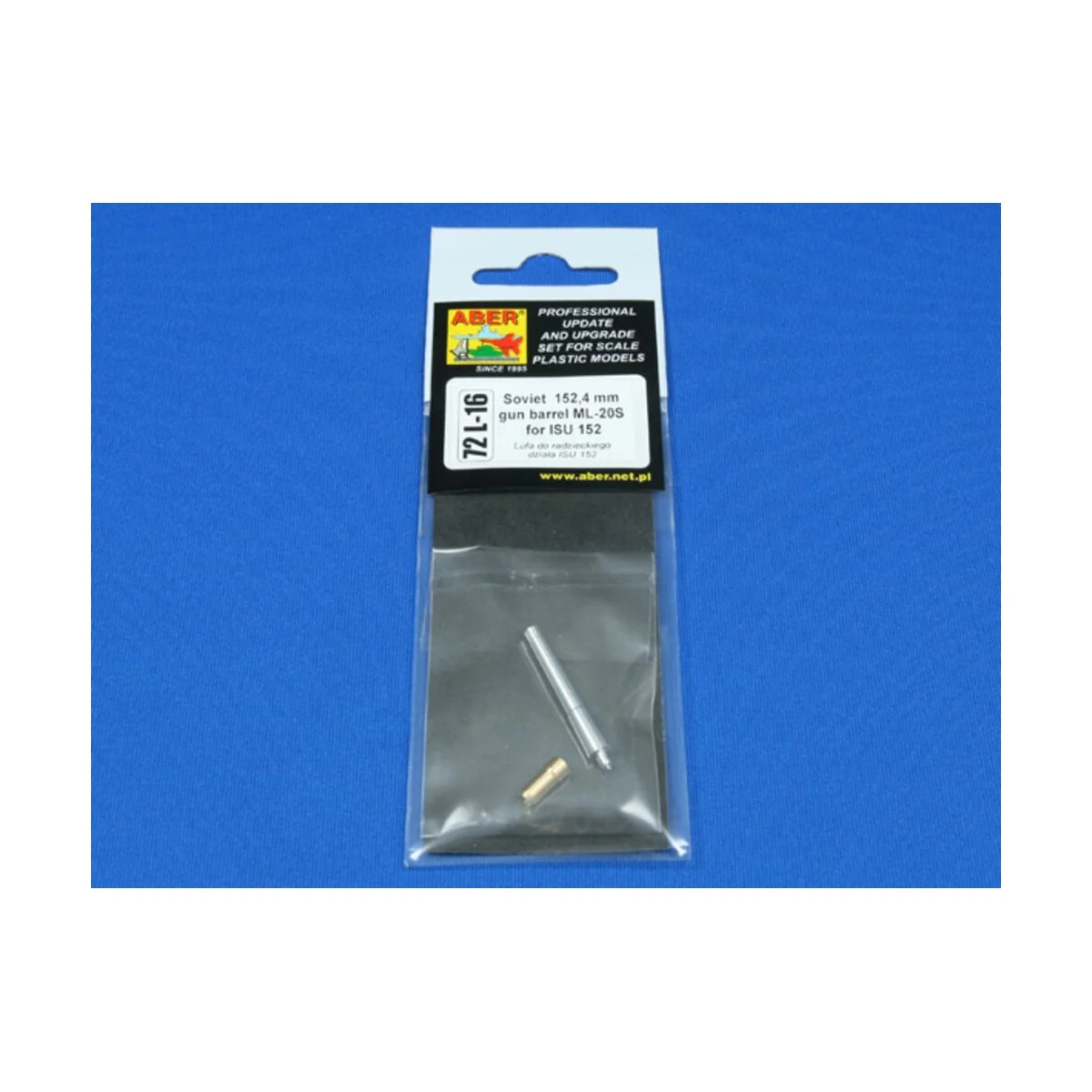 Soviet gun barrel for ISU 152, 1/72 - Aber Models 72 L-16 Soviet gun barrel for ISU 152, 1/72 - Aber Models 72 L-16