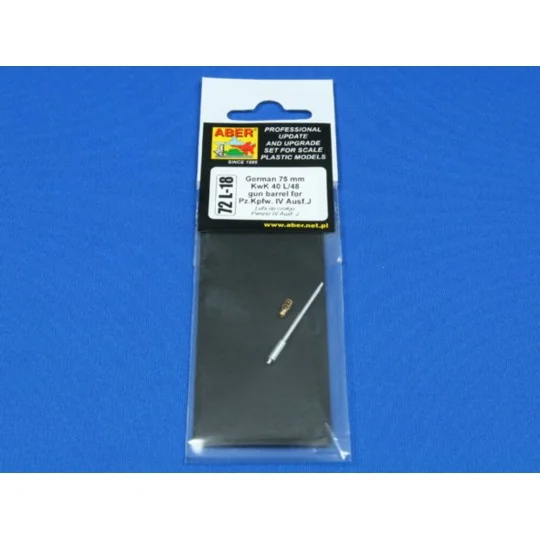German gun barrel for Pz.Kpfw. IV ausf. J - Aber Models 72 L-18