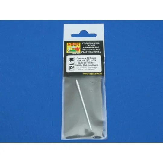 German gun barrel for Sd.Kfz.168 Jagdtiger, 1/72 - Aber Models 72 L-19 German gun barrel for Sd.Kfz.168 Jagdtiger, 1/72 - Aber Models 72 L-19