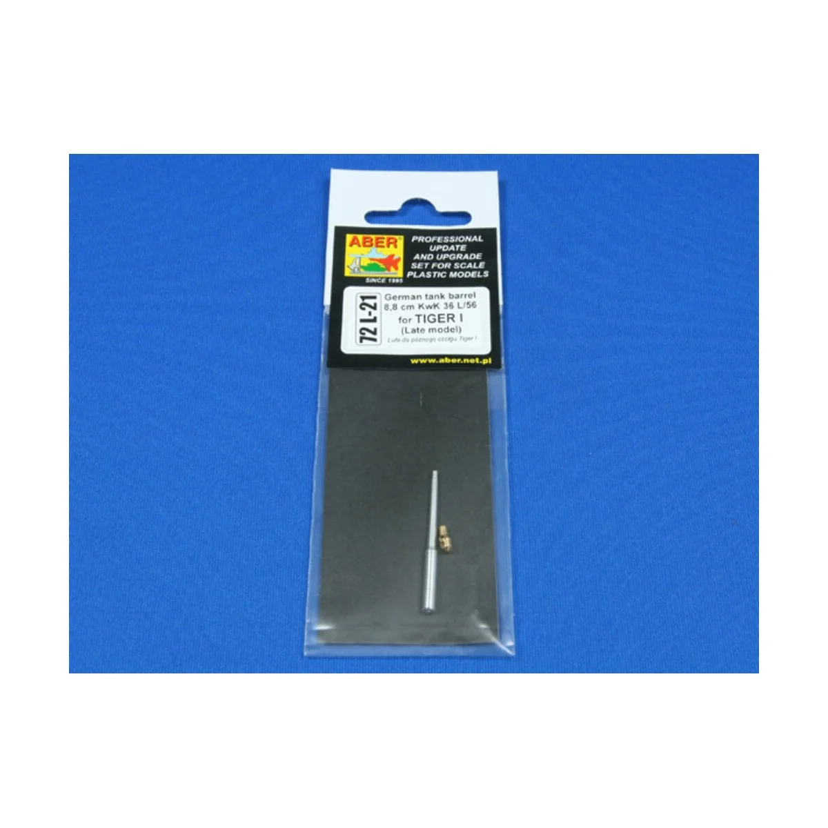 German tank barrel for Tiger I (late) - Aber Models 72 L-21