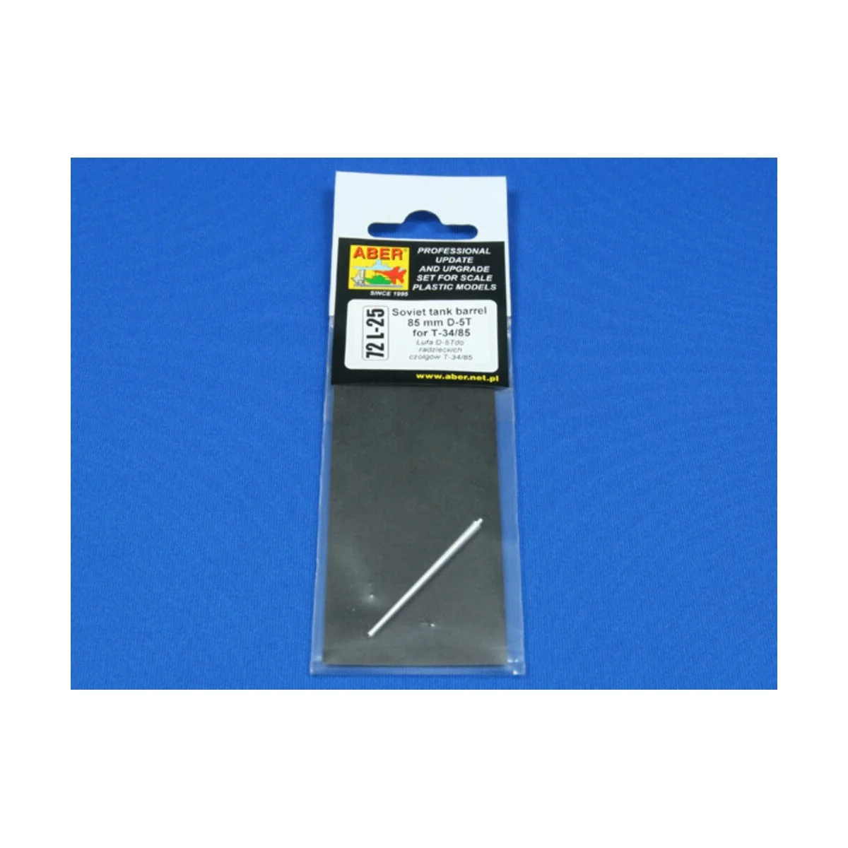 Soviet tank barrel D-5T for T-34/76, 1/72 - Aber Models 72 L-25