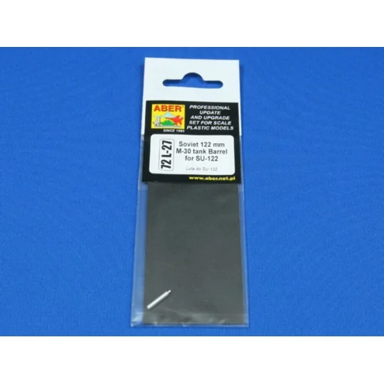 Soviet tank barrel for SU-122, 1/72 - Aber Models 72 L-27