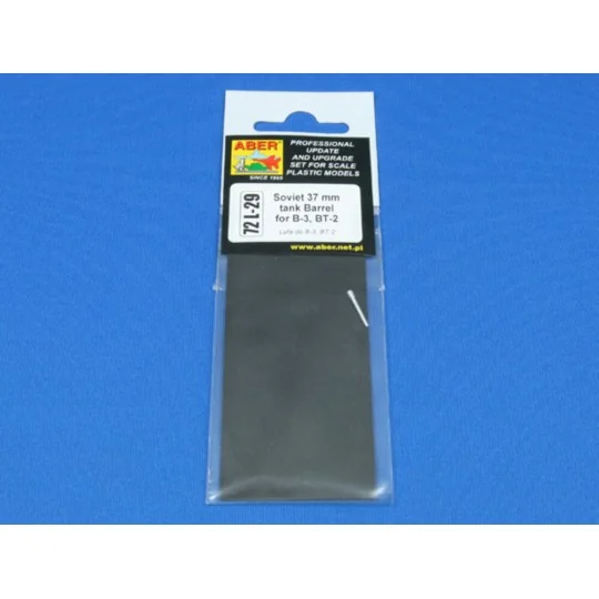 Soviet tank barrel for B-3, BT-2, 1/72 - Aber Models 72 L-29
