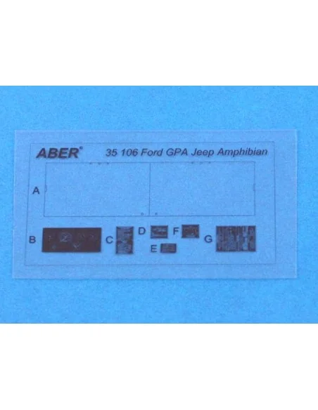 Ford GPA Amphibian Jeep, 1/35 - Aber Models 35106