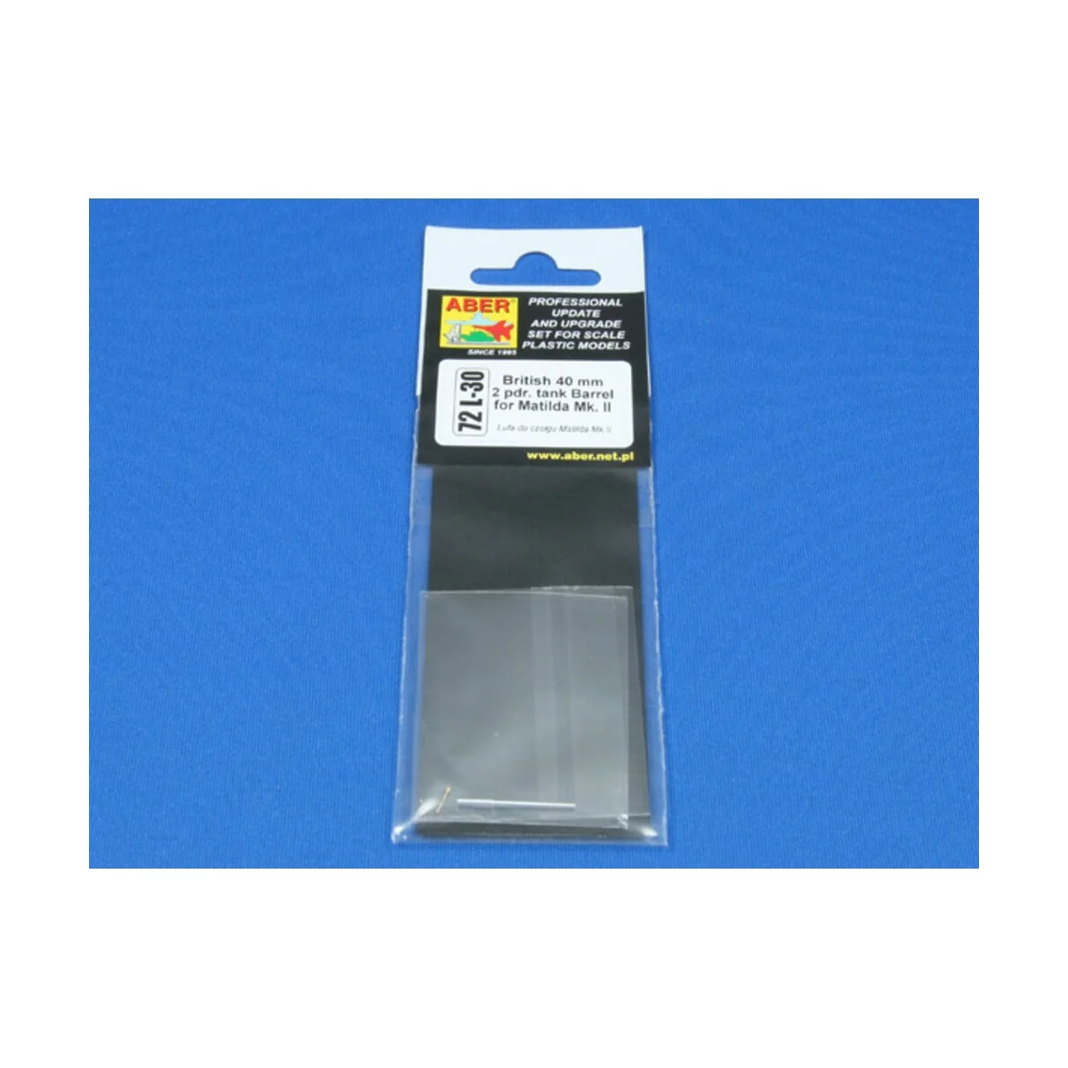 British 40 mm 2 pdr.Tank barrel for Matilda Mk.II, 1/72 - Aber Mode... British 40 mm 2 pdr.Tank barrel for Matilda Mk.II, 1/72 - Aber Mode...