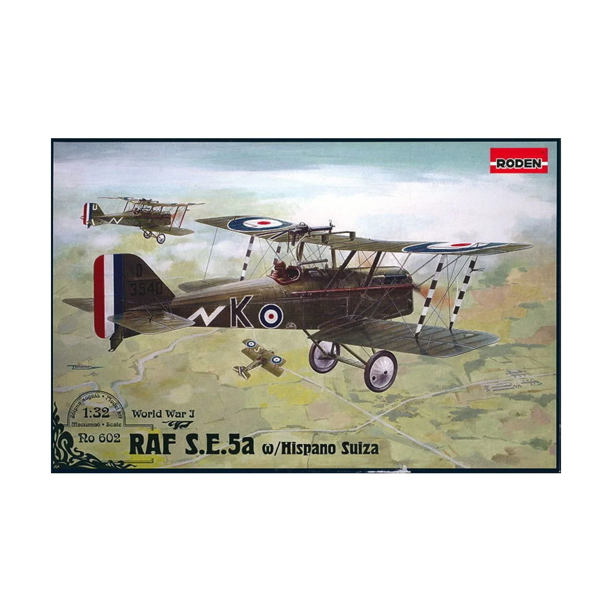 RAF S.E.5a w/Hispano Suiza, 1/32 - Roden 602