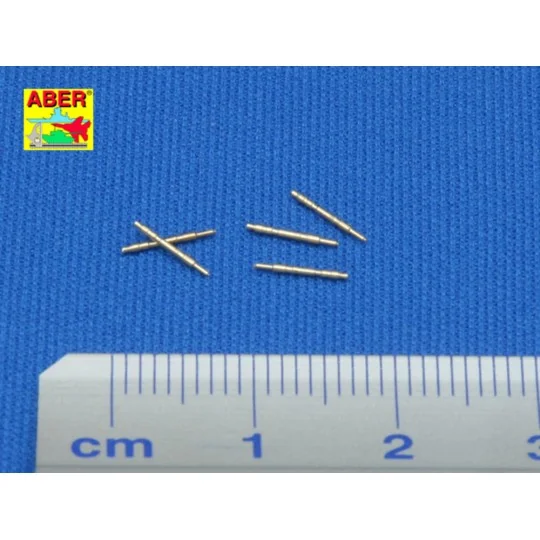 Set 0f 5 Barrels for Tank MG 34 - Aber Models 72 L-33