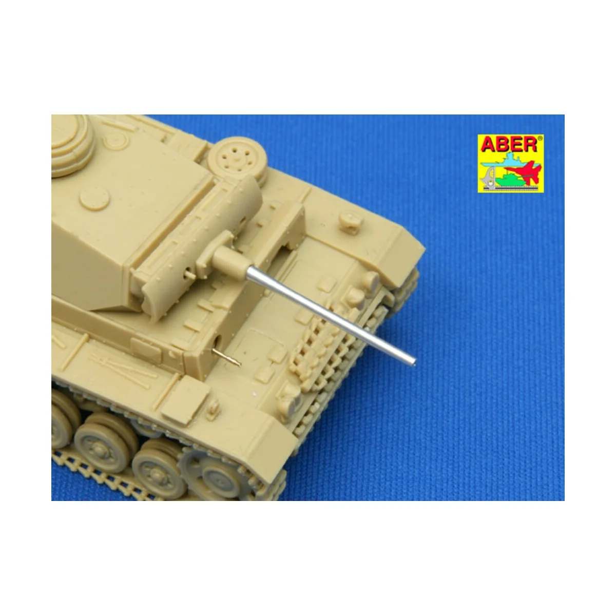 Set 0f 5 Barrels for Tank MG 34 - Aber Models 72 L-33