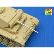 Set 0f 5 Barrels for Tank MG 34 - Aber Models 72 L-33