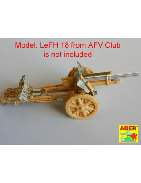 German 105 mm howitzer LeFH 18, 1/35 - Aber Models 35154