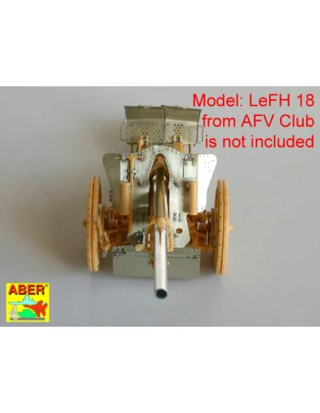 German 105 mm howitzer LeFH 18, 1/35 - Aber Models 35154