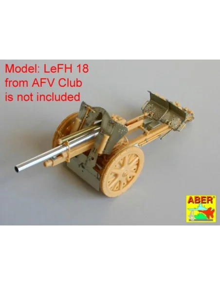 German 105 mm howitzer LeFH 18, 1/35 - Aber Models 35154