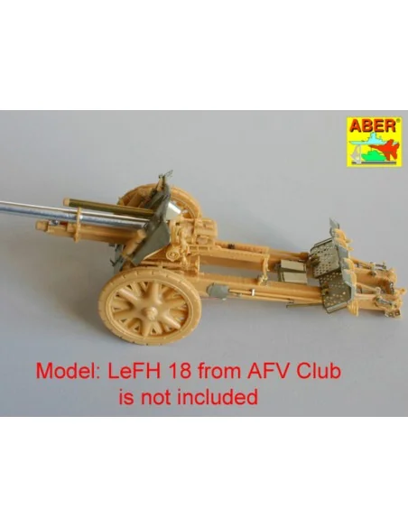 German 105 mm howitzer LeFH 18, 1/35 - Aber Models 35154