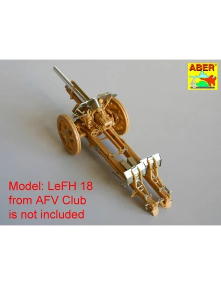 German 105 mm howitzer LeFH 18, 1/35 - Aber Models 35154