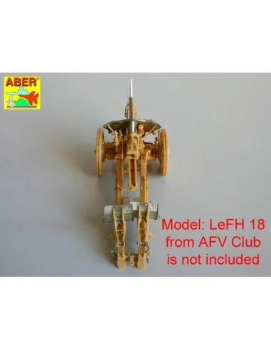 German 105 mm howitzer LeFH 18, 1/35 - Aber Models 35154