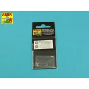 Set 0f 5 Barrels for Tank MG 34 - Aber Models 72 L-33