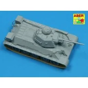 Soviet 76, 2mm ZiS-5/F-34 tank barrel for KV-1 late & T-34/76, 1/72...