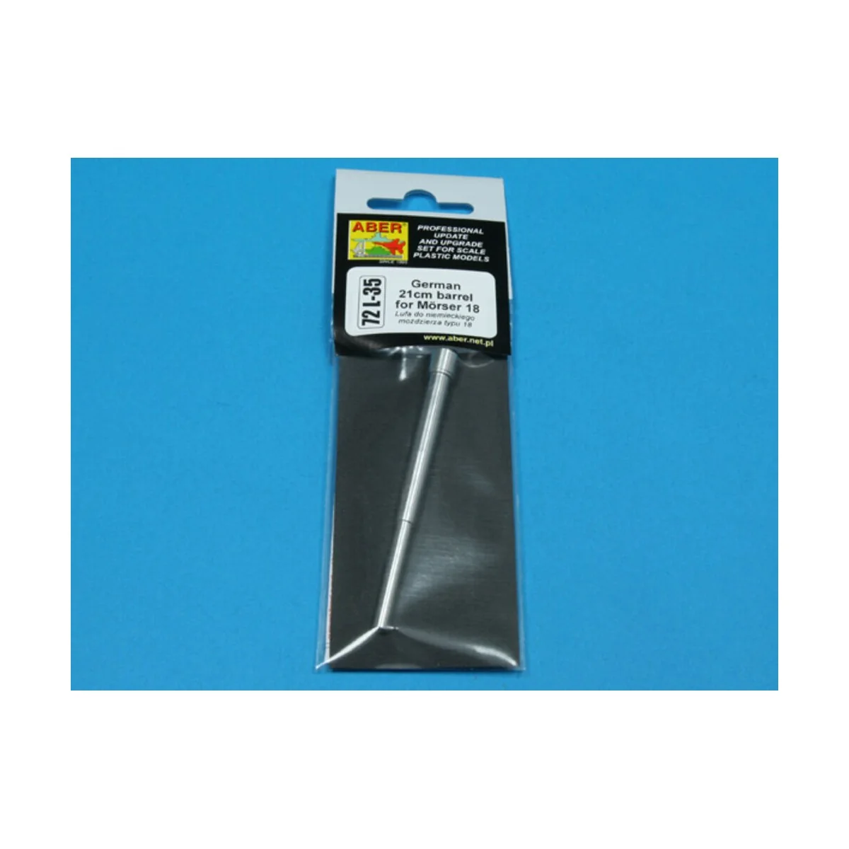21cm barrel for Mörser 18, 1/72 - Aber Models 72 L-35 21cm barrel for Mörser 18, 1/72 - Aber Models 72 L-35