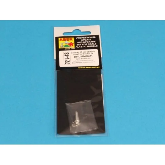 15cm Barrel for BRUMBAR-Early, 1/72 - Aber Models 72 L-43