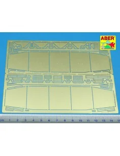Side skirts for PzKpfw IV (H, J) Brummbar, 1/35 - Aber Models 35 A007