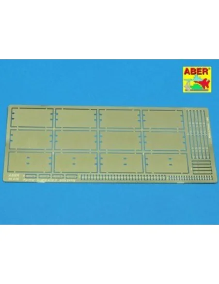 Side skirts for Panther Ausf. A, D, 1/35 - Aber Models 35 A008