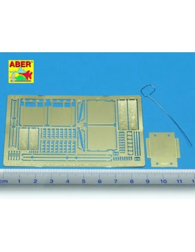 Front and back fenders for Tiger I, 1/35 - Aber Models 35 A010