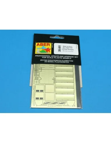 Side fenders for Tiger I H1 (Afrika Korps), 1/35 - Aber Models 35 A011