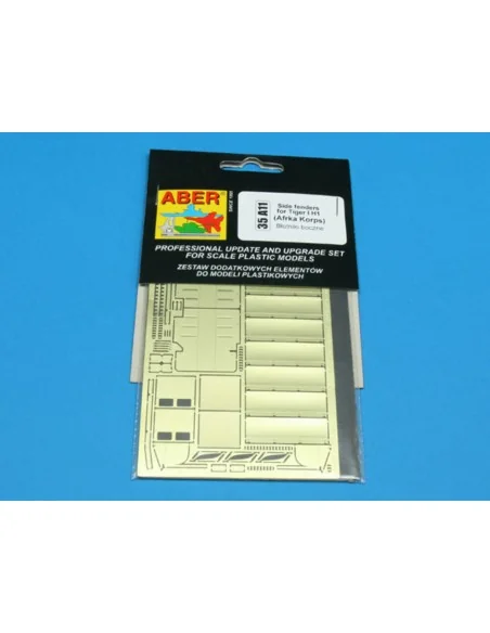 Side fenders for Tiger I H1 (Afrika Korps), 1/35 - Aber Models 35 A011