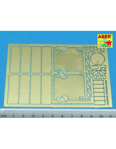 Side fenders for Tiger I E, 1/35 - Aber Models 35 A012