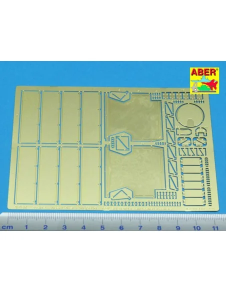 Side fenders for Tiger I E, 1/35 - Aber Models 35 A012