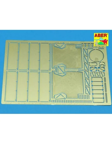 Side fenders for Tiger I E, 1/35 - Aber Models 35 A012