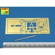 Italian barrel for 90/53 with shield - Aber Models 72 L-47