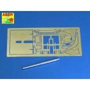 Italian barrel for 90/53 with shield - Aber Models 72 L-47