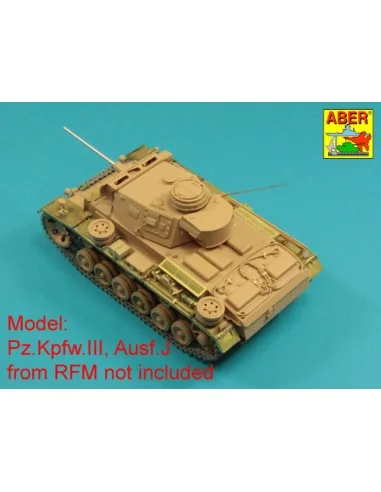 Fenders for PzKpfw III, 1/35 - Aber Models 35 A014