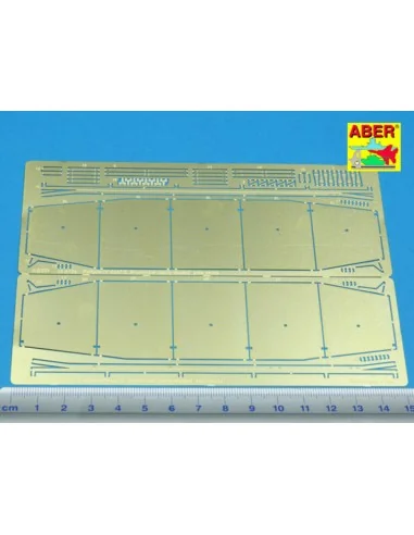 Side skirts for PzKpfw IV (G), Brummbar (Early), 1/35 - Aber Models...