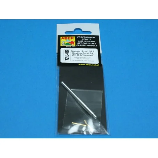 German 15cm barrel for Hummel, 1/72 - Aber Models 72 L-48