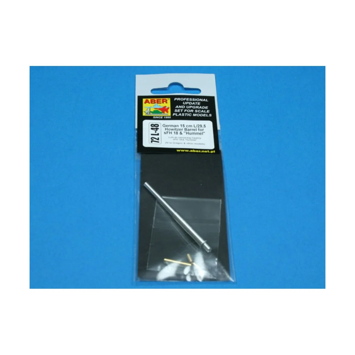 German 15cm barrel for Hummel, 1/72 - Aber Models 72 L-48