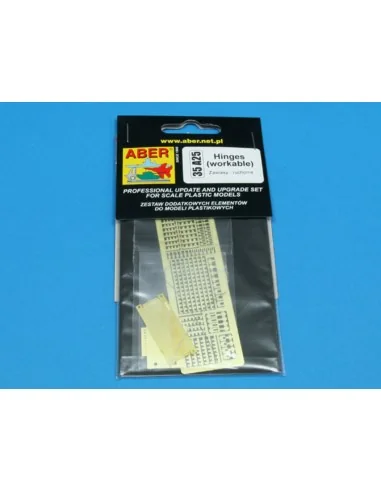 Hinges (workable) - 1 choice, 1/35 - Aber Models 35 A025