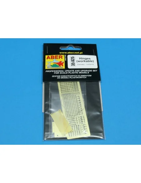 Hinges (workable) - 1 choice, 1/35 - Aber Models 35 A025