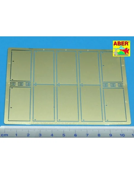 Side skirts for Panther Ausf.G, Jagdpanther, 1/35 - Aber Models 35 ...