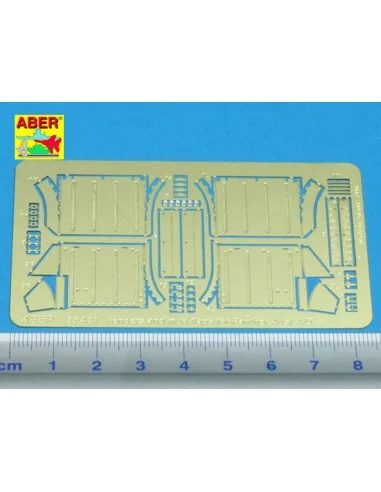 Front fenders for Panther Ausf.A/D, 1/35 - Aber Models 35 A031
