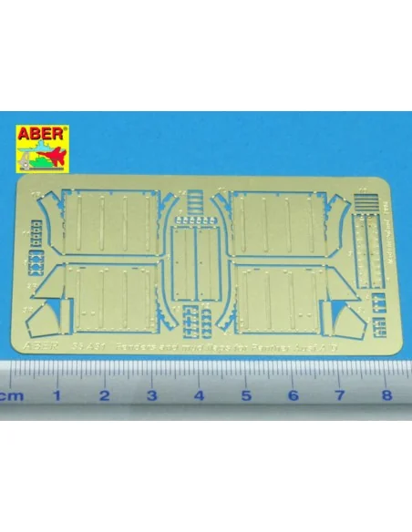 Front fenders for Panther Ausf.A/D, 1/35 - Aber Models 35 A031