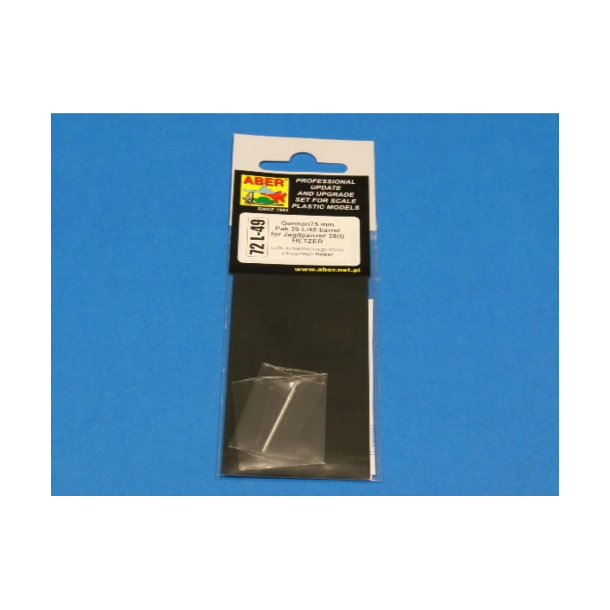 Barrel for Hetzer, 1/72 - Aber Models 72 L-49