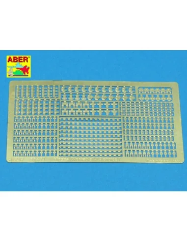 Hinges - workable (2 choice), 1/35 - Aber Models 35 A039