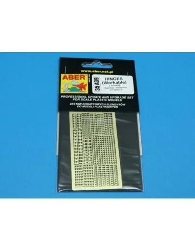 Hinges - workable (2 choice), 1/35 - Aber Models 35 A039