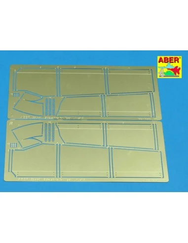 Side skirts for King Tiger, 1/35 - Aber Models 35 A040